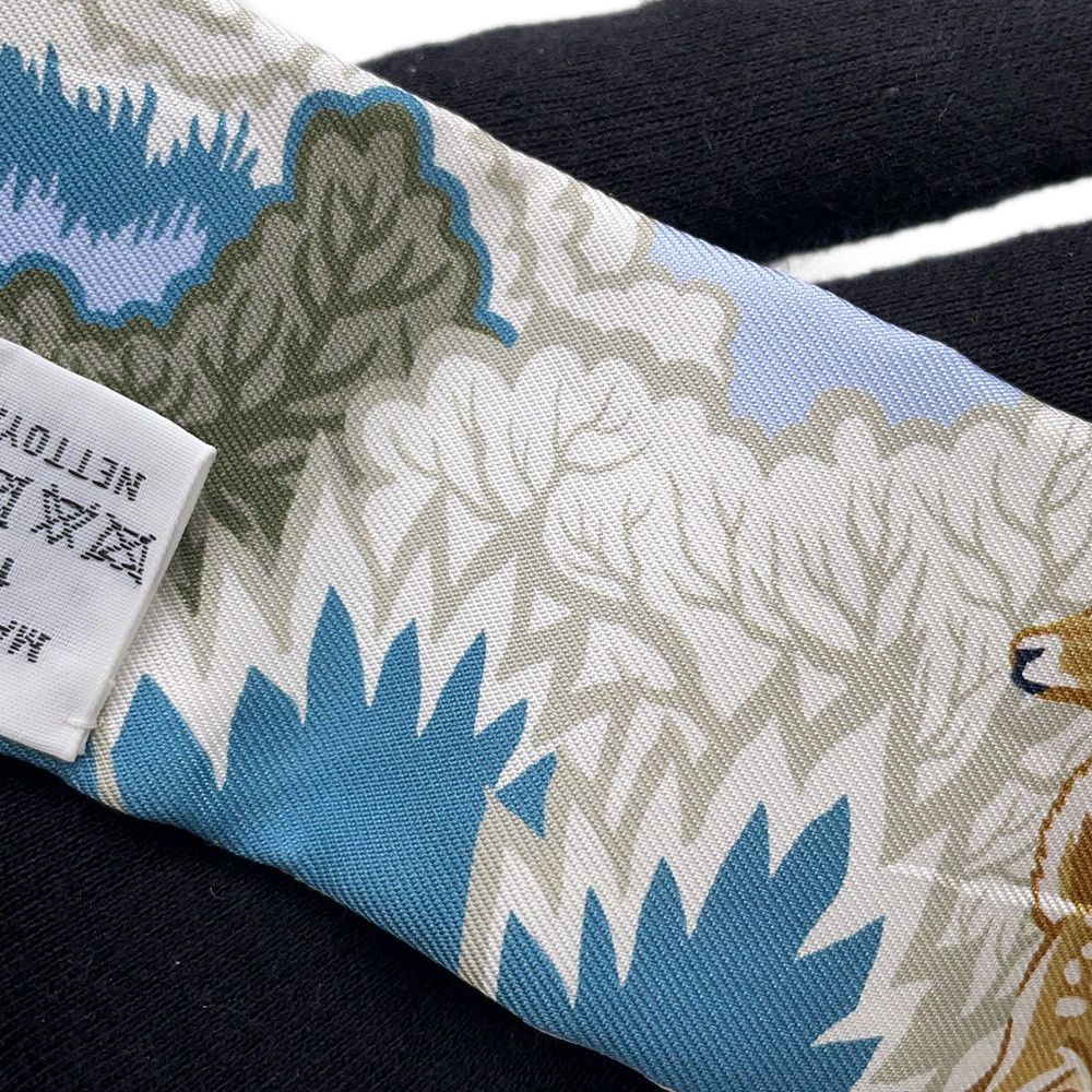 Hermes Scarf Twilly Rewilding Nature Silk — view 7