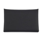 Hermes Card Case Calvi Black Epsom Business — view 3