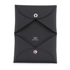 Hermes Card Case Calvi Black Epsom Business — view 4