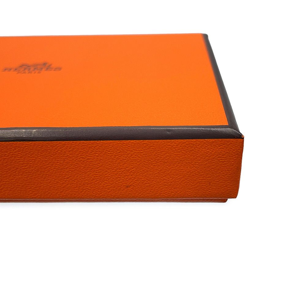 Hermes Card Case Calvi Black Epsom Business — view 8