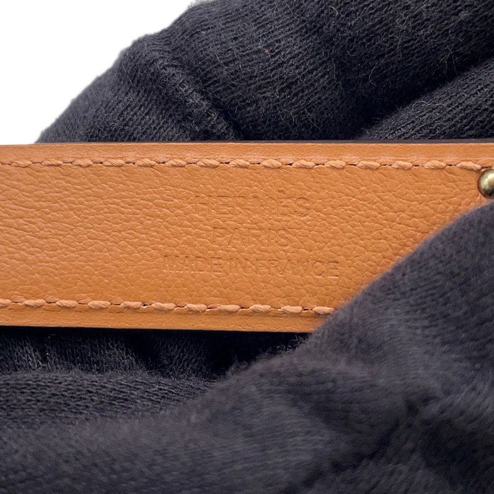 Hermes Kelly Belt Bordeaux Rose Azalea Pink Gold Epsom — view 6