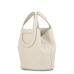 Hermes Tote Bag in the Loop 23 Beton Gold Taurillon Clemence Swift — view 2