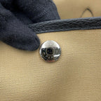 Hermes Tote Bag Garden Party TPM Trench Black Silver Toile Officier Negonda — view 8