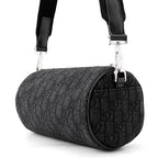 Dior Shoulder Bag Oblique Jacquard Roller Black — view 2