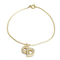 Dior CD Logo Bracelet Metal Gold