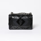 Chanel Boy Chain Shoulder Bag Black — view 2