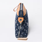Louis Vuitton Handbag Clutch Pochette Voyage Monogram Denim — view 4