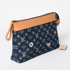 Louis Vuitton Handbag Clutch Pochette Voyage Monogram Denim — view 3