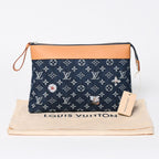 Louis Vuitton Handbag Clutch Pochette Voyage Monogram Denim