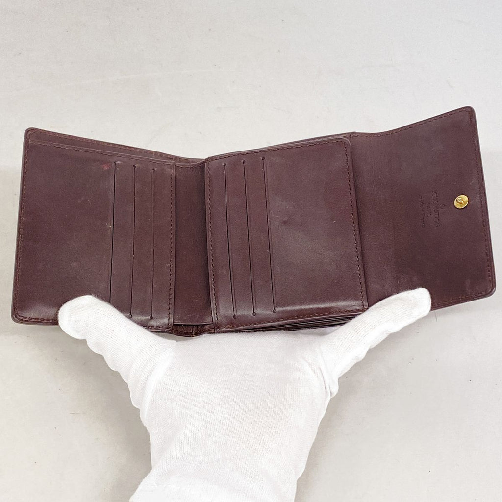 Louis Vuitton Wallet Vernis Portmonevier Cult Credit M Amaranto