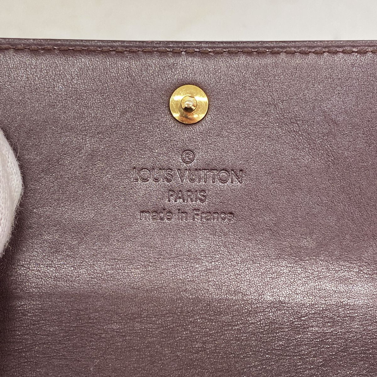 Louis Vuitton Wallet Vernis Portmonevier Cult Credit M Amaranto