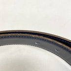 Hermes Belt Constance Box Calf Barenia Fauve Blue Navy Silver — view 3