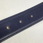Hermes Belt Constance Box Calf Barenia Fauve Blue Navy Silver — view 4
