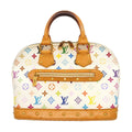 Louis Vuitton Handle Monogram Multicolor Alma PM Blanc Handbag