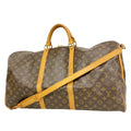 Louis Vuitton Boston Bag Monogram Keepall Bandouliere 60 Brown