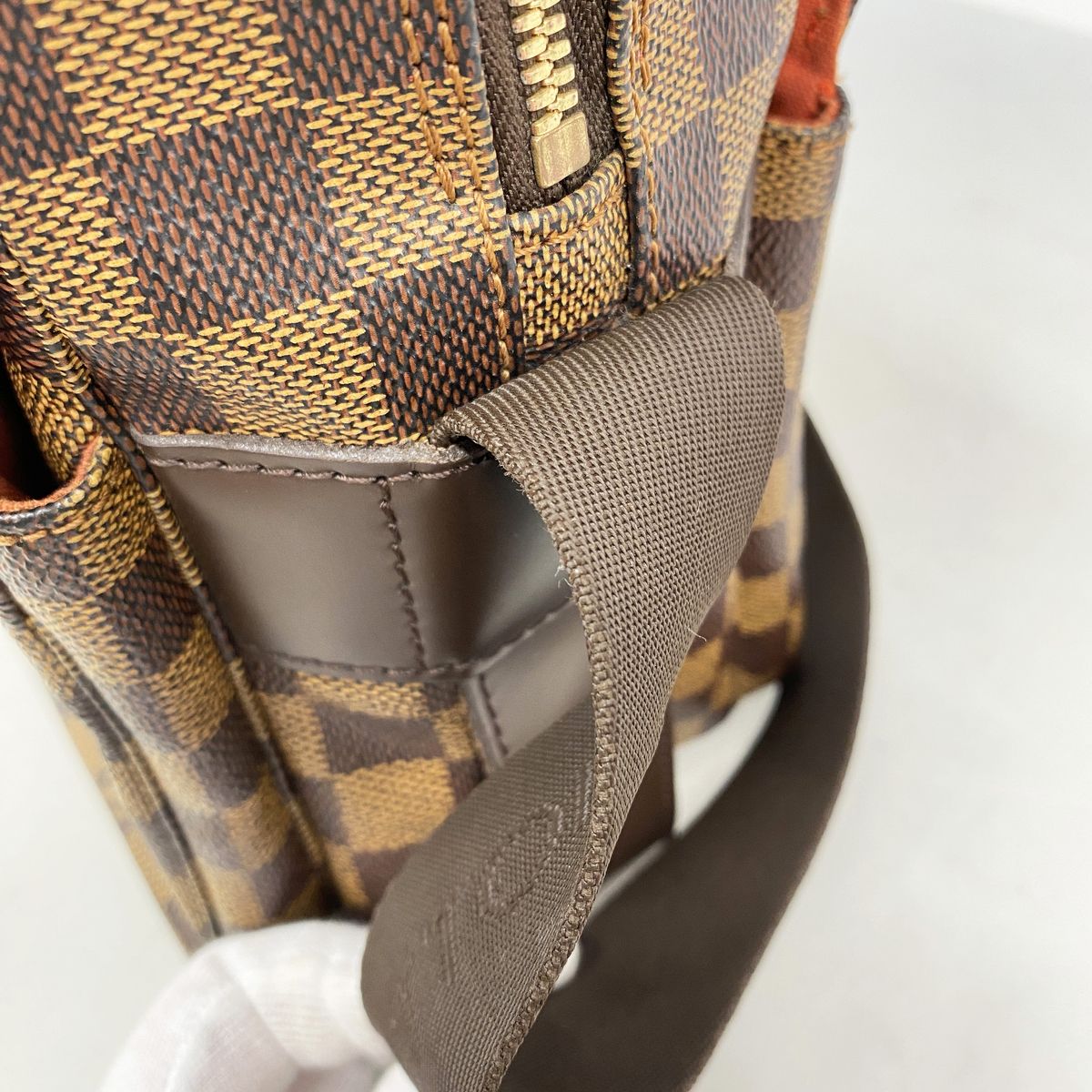 Louis Vuitton Shoulder Bag Damier Naviglio Ebene — view 8
