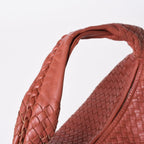 Bottega Veneta Intrecciato Hobo Shoulder Bag Pink Leather — view 6