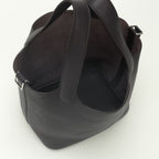 Hermes Picotin PM 18 PM Tote Bag Togo Raisin Purple Silver Handle — view 8