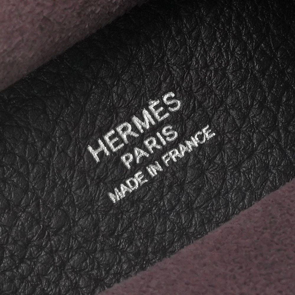 Hermes Picotin PM 18 PM Tote Bag Togo Raisin Purple Silver Handle — view 7