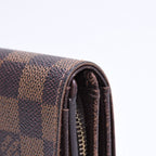 Louis Vuitton Porte Monnaie Pied Tresor Bifold Wallet Damier Ebene Canvas — view 3