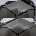 Celine Handle Shoulder Bag Mini Gray Calfskin Gold — view 7