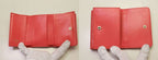 Chanel Mademoiselle Stitch Leather Pink Trifold Wallet — view 5