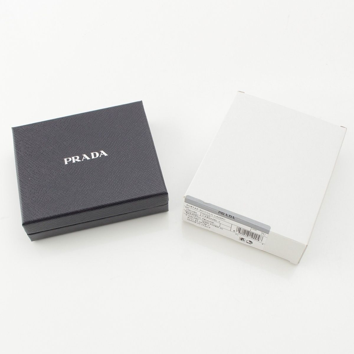 Prada Saffiano Logo Zip Wallet Brown — view 7