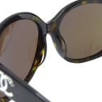 Chanel Sunglasses Brown CC Logo Tortoiseshell Pattern Summer Cool Eyewear — view 5