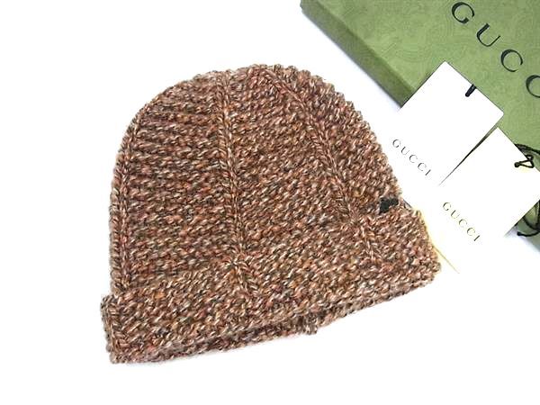 Gucci 100% Wool Knit Cap Hat Baby Kids Multicolor