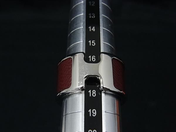 Hermes New Olympe GM Vomadam Ring Issue Bordeaux Silver HD — view 3