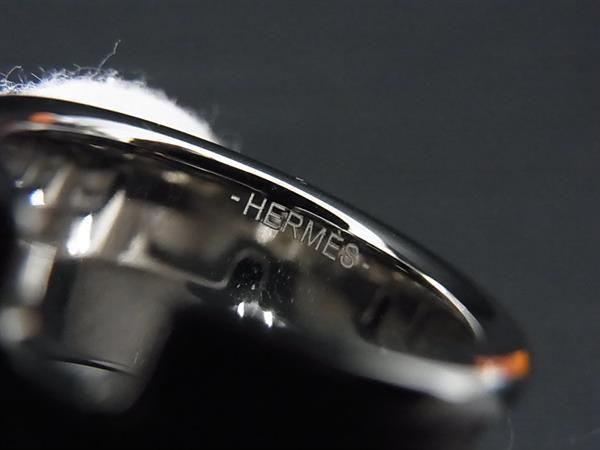 Hermes New Olympe GM Vomadam Ring Issue Bordeaux Silver HD — view 4