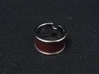 Hermes New Olympe GM Vomadam Ring Issue Bordeaux Silver HD — view 2