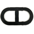 Hermes Brooch Chaine D'ancre Leather Black