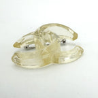 Chanel Brooch CC Logo Clear — view 3