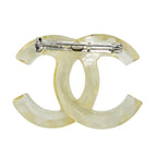 Chanel Brooch CC Logo Clear — view 2