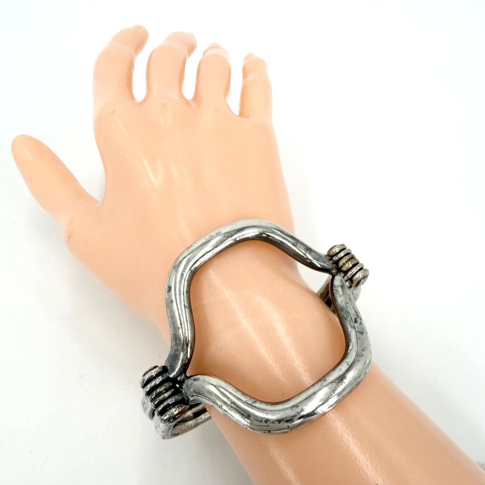 Hermes Bangle Bracelet 925 Sterling Silver — view 2