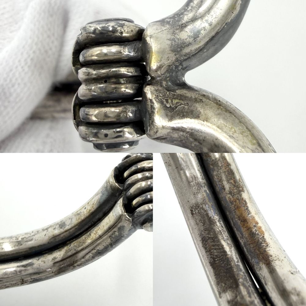 Hermes Bangle Bracelet 925 Sterling Silver — view 4
