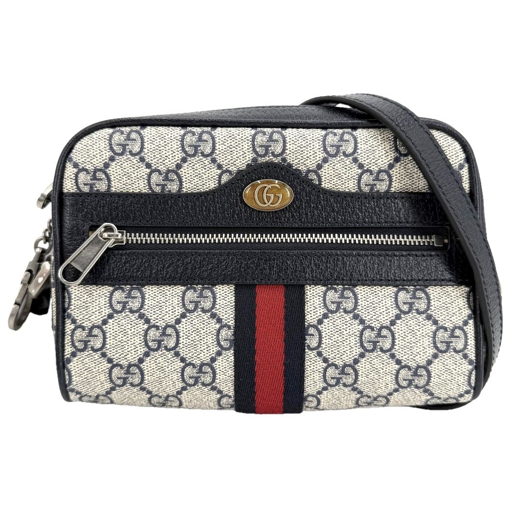 Gucci Shoulder Bag Ophidia Sherry Line Pochette Crossbody Small GG Supreme