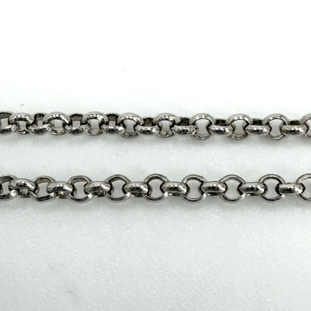 Louis Vuitton Necklace Chain Monogram with Adjustable Star Rhinestone Silver — view 8