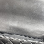 Chanel Shoulder Bag Quilted CC Logo Bag Crossbody Lambskin Black Gold — view 8