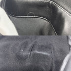 Chanel Backpack CC Logo Quilted Drawstring Leather Black Gold — view 8