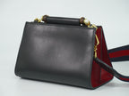Gucci Bamboo 2-Way Shoulder Bag Handle Pochette Leather Black — view 2