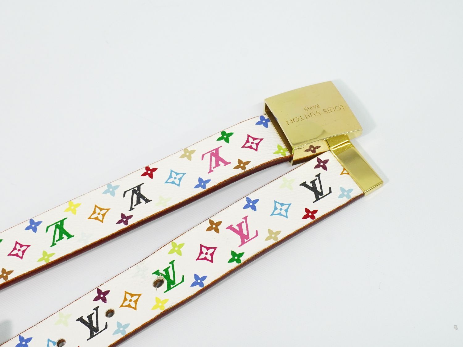 Louis Vuitton LV Ceinture Carre Monogram Multicolor Takashi Murakami Belt 70/28 — view 3