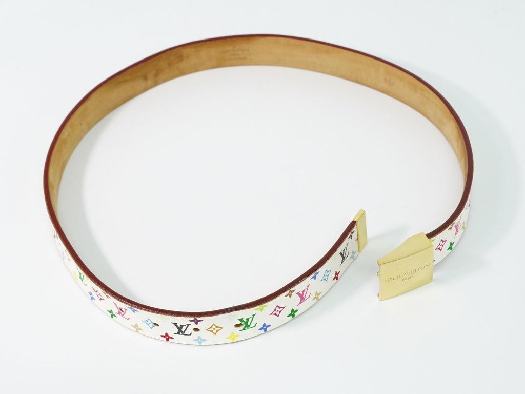 Louis Vuitton LV Ceinture Carre Monogram Multicolor Takashi Murakami Belt 70/28 — view 2