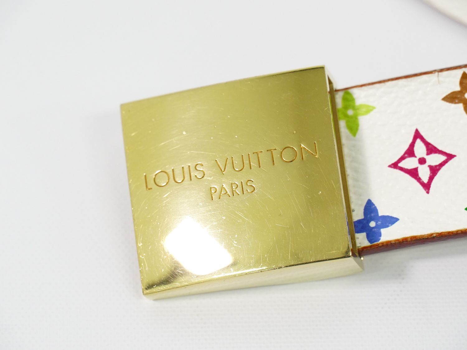 Louis Vuitton LV Ceinture Carre Monogram Multicolor Takashi Murakami Belt 70/28 — view 5