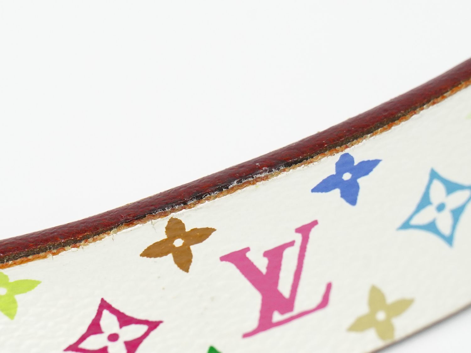 Louis Vuitton LV Ceinture Carre Monogram Multicolor Takashi Murakami Belt 70/28 — view 7