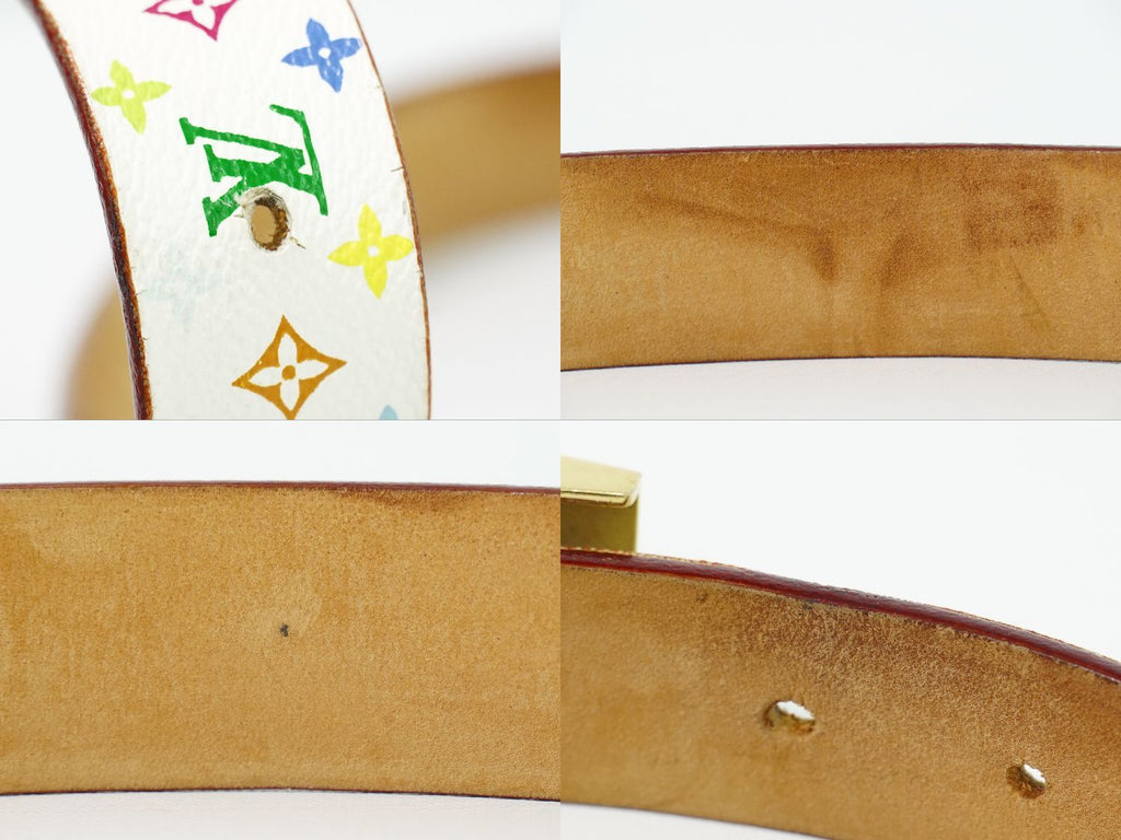Louis Vuitton LV Ceinture Carre Monogram Multicolor Takashi Murakami Belt 70/28 — view 8