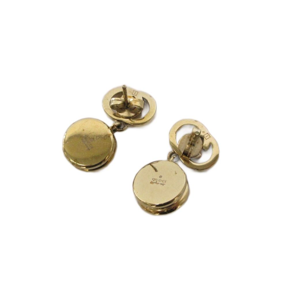 Gucci Interlocking Aurora Stone Single Earring Gold — view 2