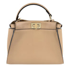 Fendi 2-Way Mini Peekaboo Handle Shoulder Bag Crossbody Small with Scarf — view 2