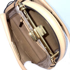 Fendi 2-Way Mini Peekaboo Handle Shoulder Bag Crossbody Small with Scarf — view 4